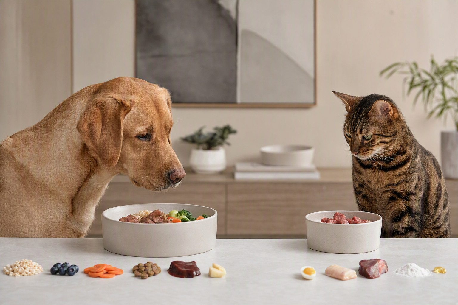 Why Dogs and Cats Need Different Food